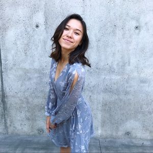 ASTR size S crossover dress